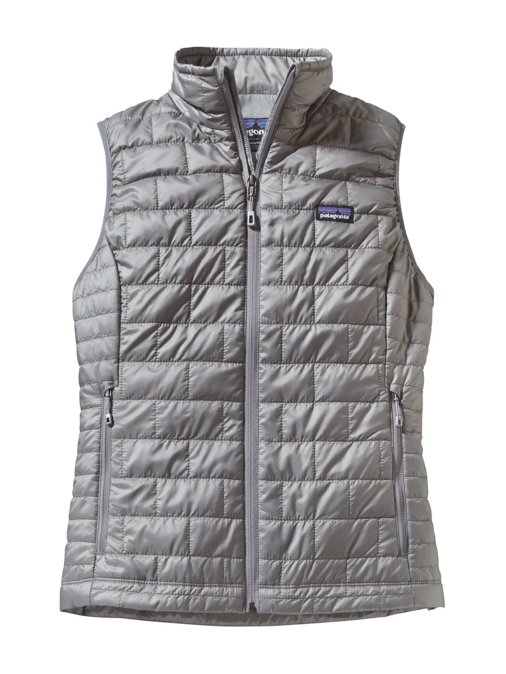 Patagonia Light Gray Nano puff  Women's Vest